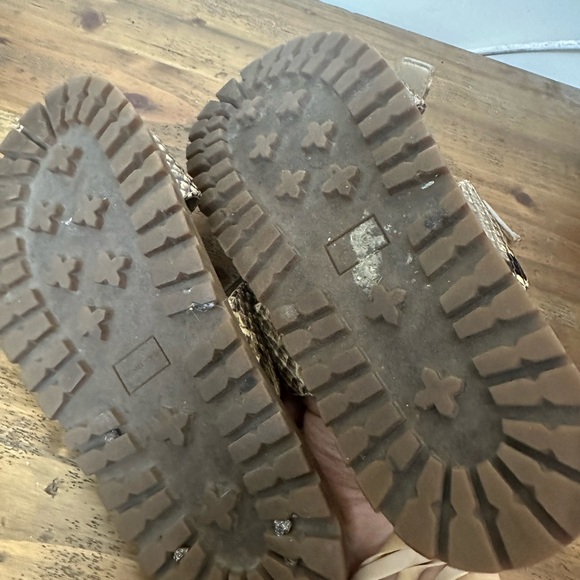 Michael Michael Kors Womens Leather Open Toe Sandals 7.5M - Picture 5 of 5